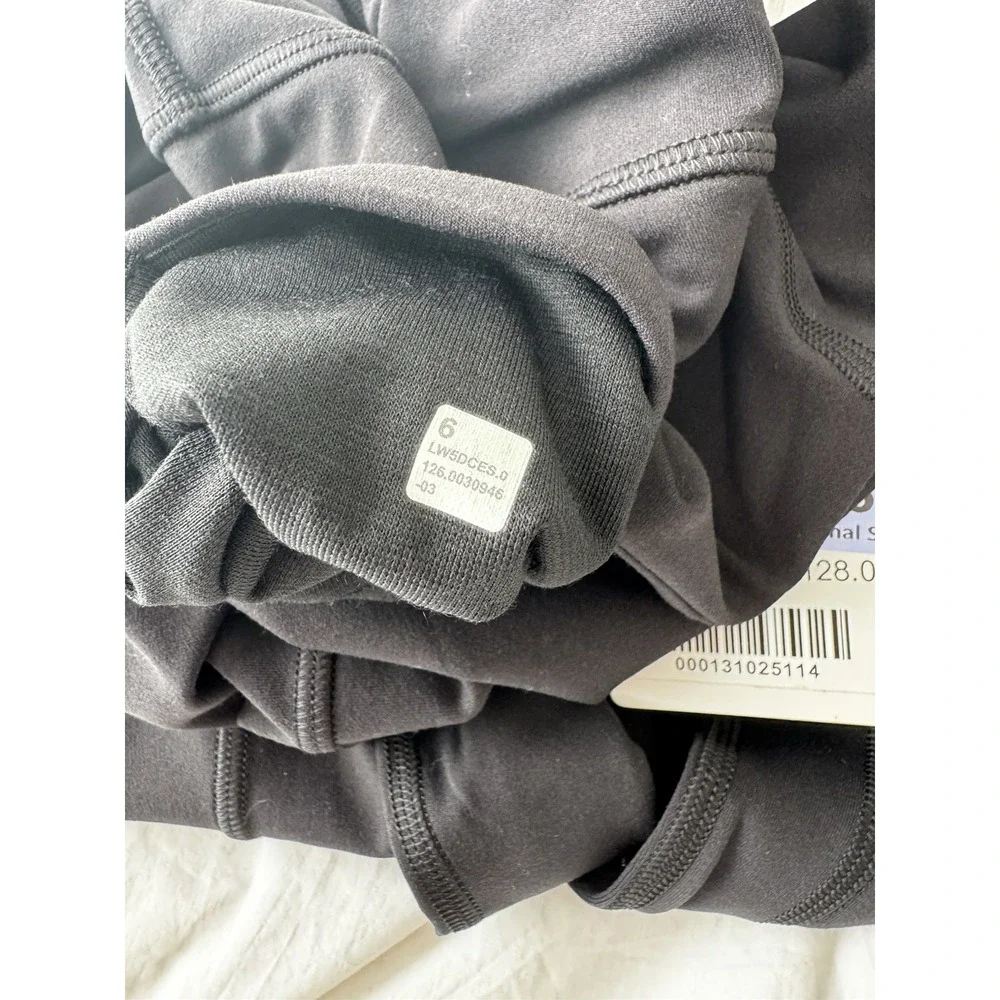 New Lululemon Align High Rise Size 6 Black Pant 25